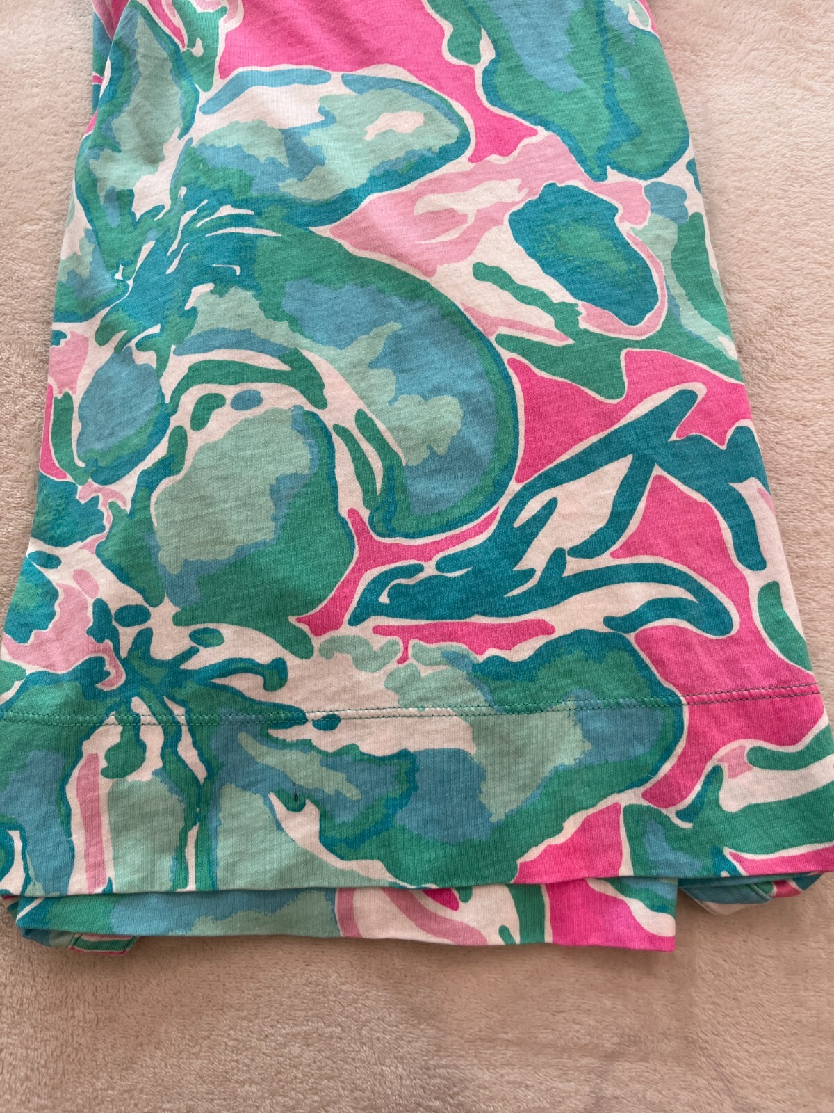 Lilly Pulitzer Womens Blue Alessia Dress XS Extra Small Cotton Lightweight