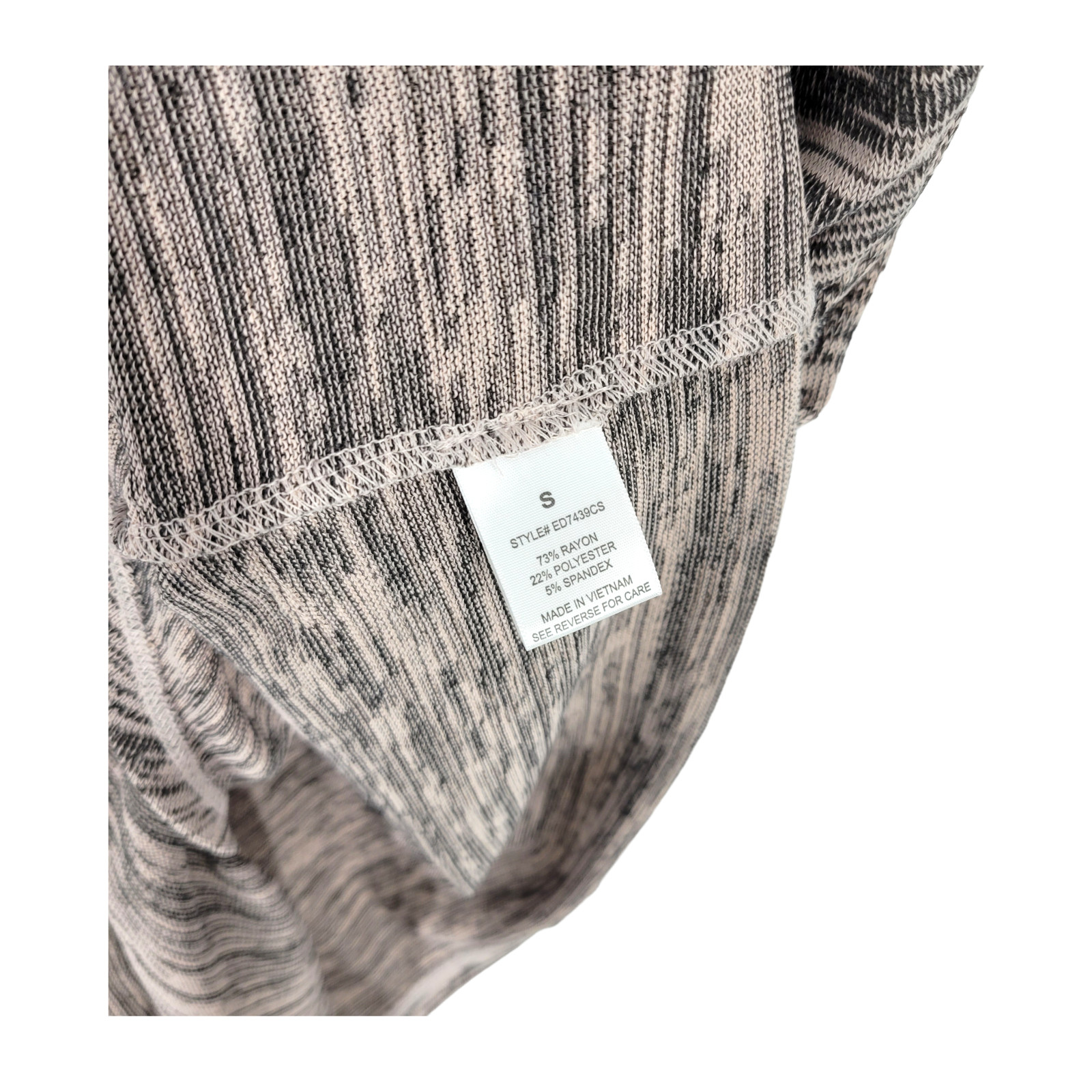 Cloud & Sky Short Sleeve Knit Ruched Dress Small
