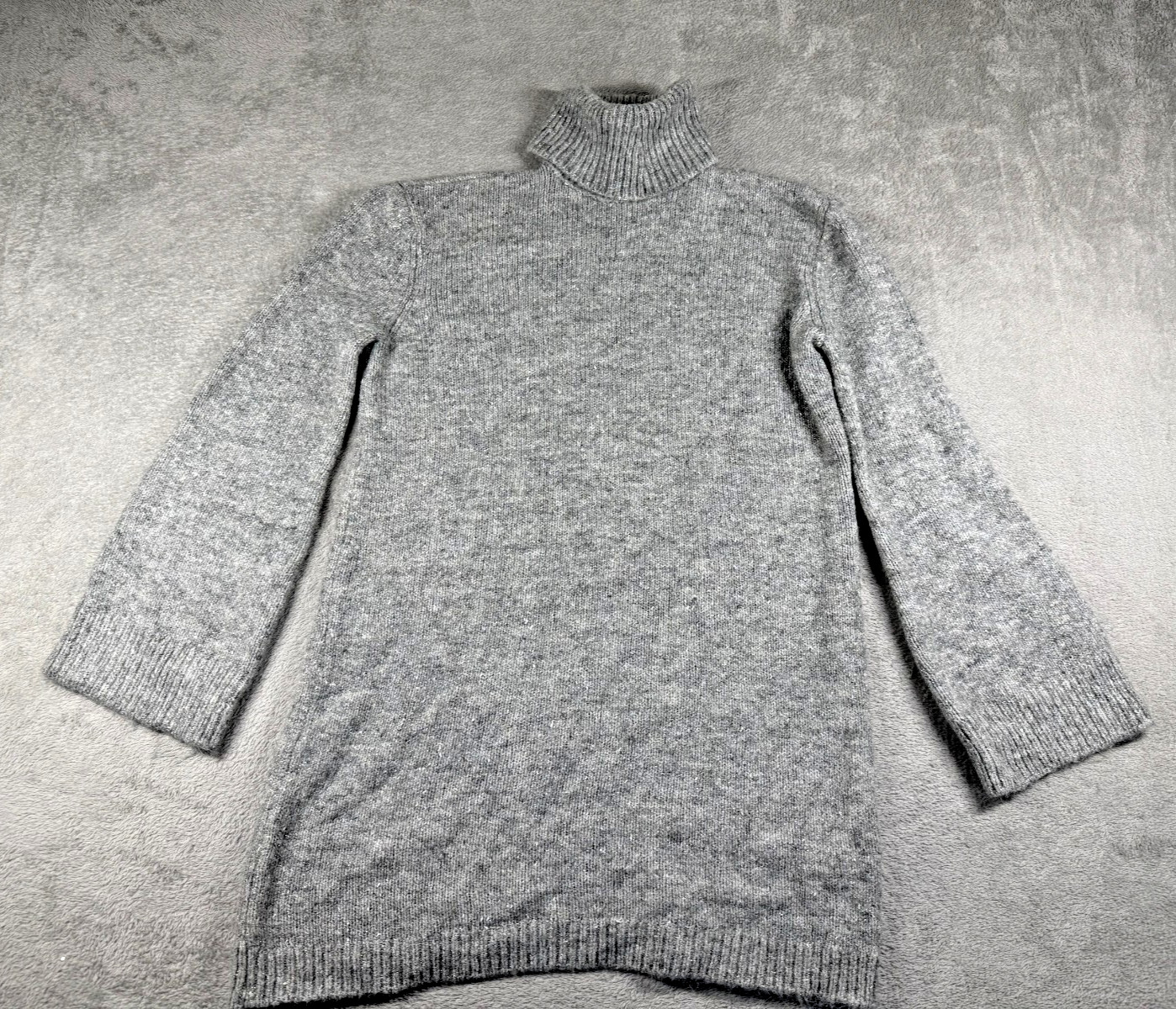 NWT Steve Madden Women’s Abbie Sweater Dress Metallic Grey Size Medium