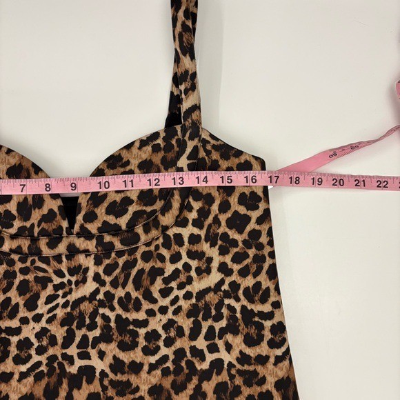 Anthropologie || Dhruv Kapoor Leopard Neoprene Scuba Mini Dress Small