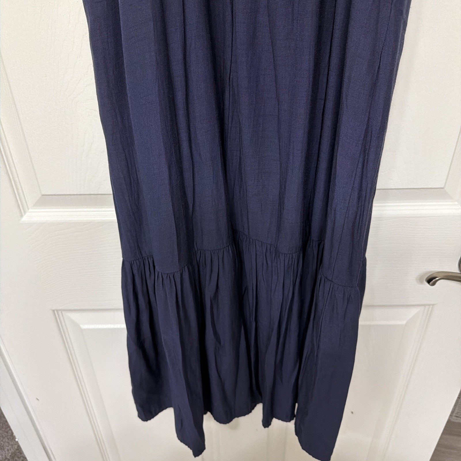 Evereve Navy Maxi Sun Dress Large