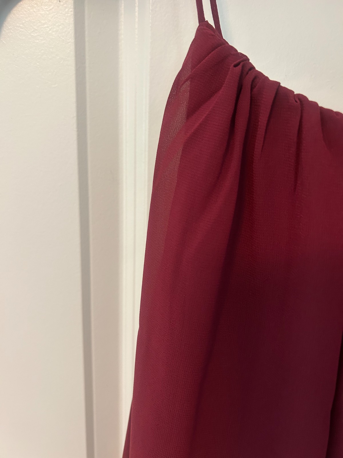 MOD REF Womens Burgandy Midi Dress Size S Small