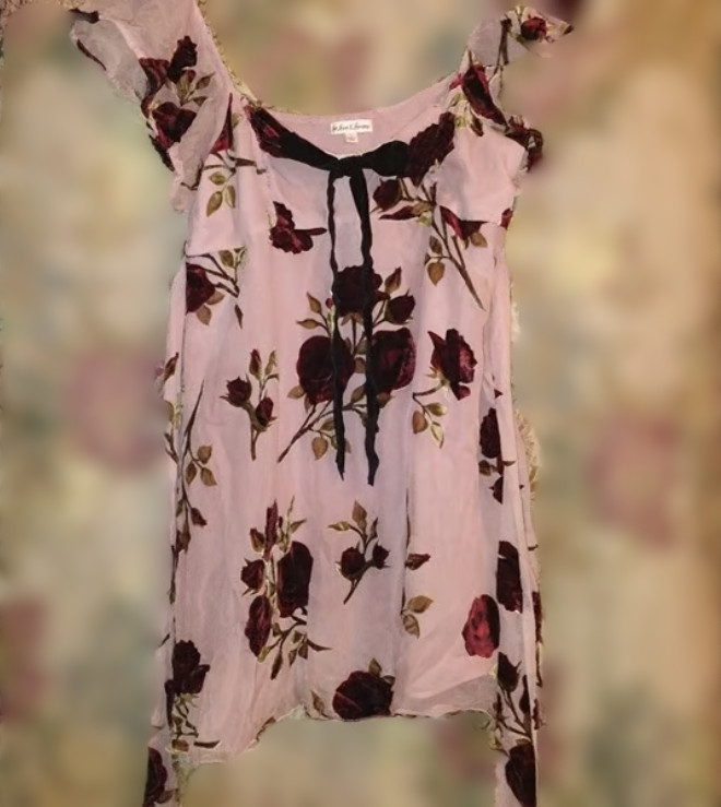For Love And Lemons “Rose” Velvet Mini Dress