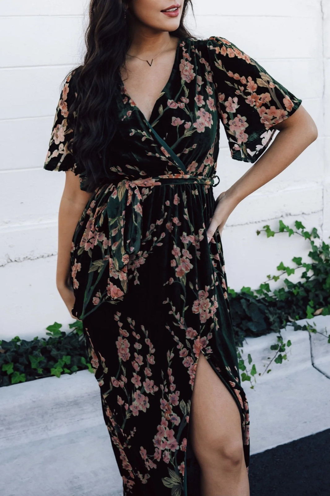 Baltic Born Velvet Maxi Dress Size L