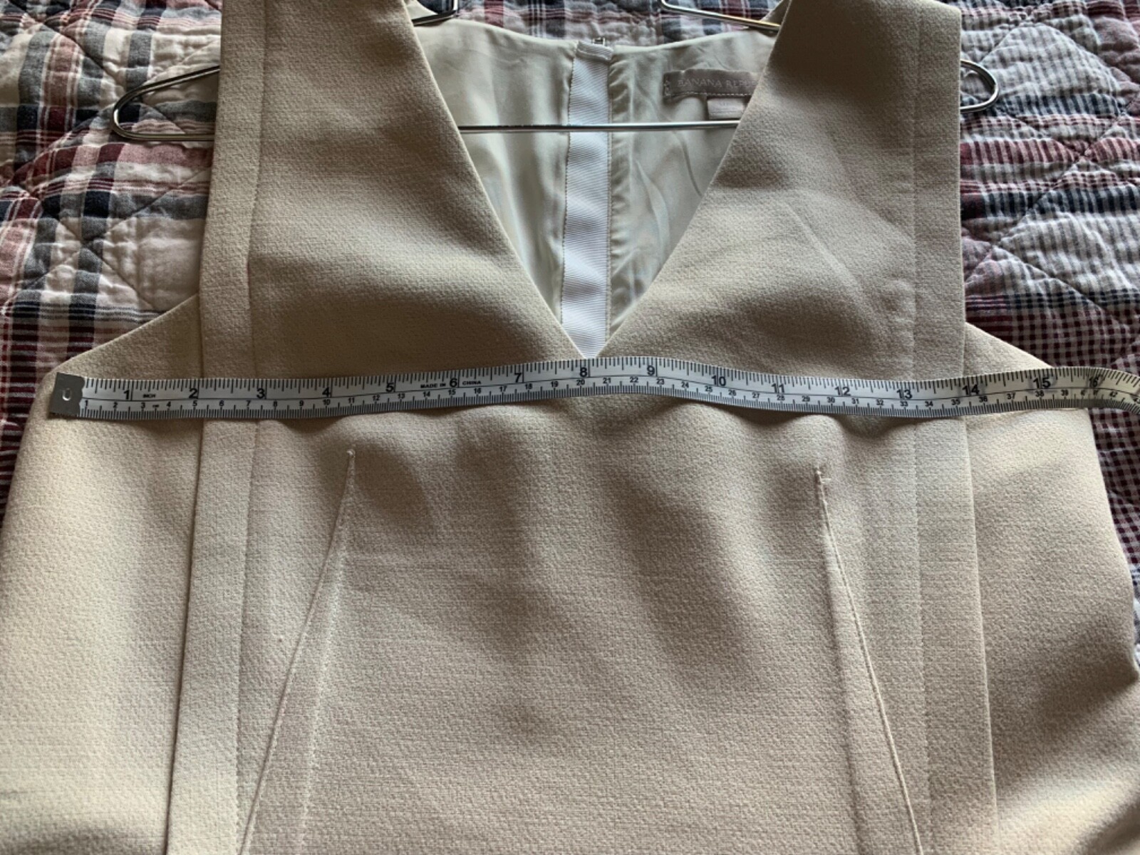 Banana Republic Wool Pencil Shift Sheath Dress Size 6R 12P Career Classic Lined