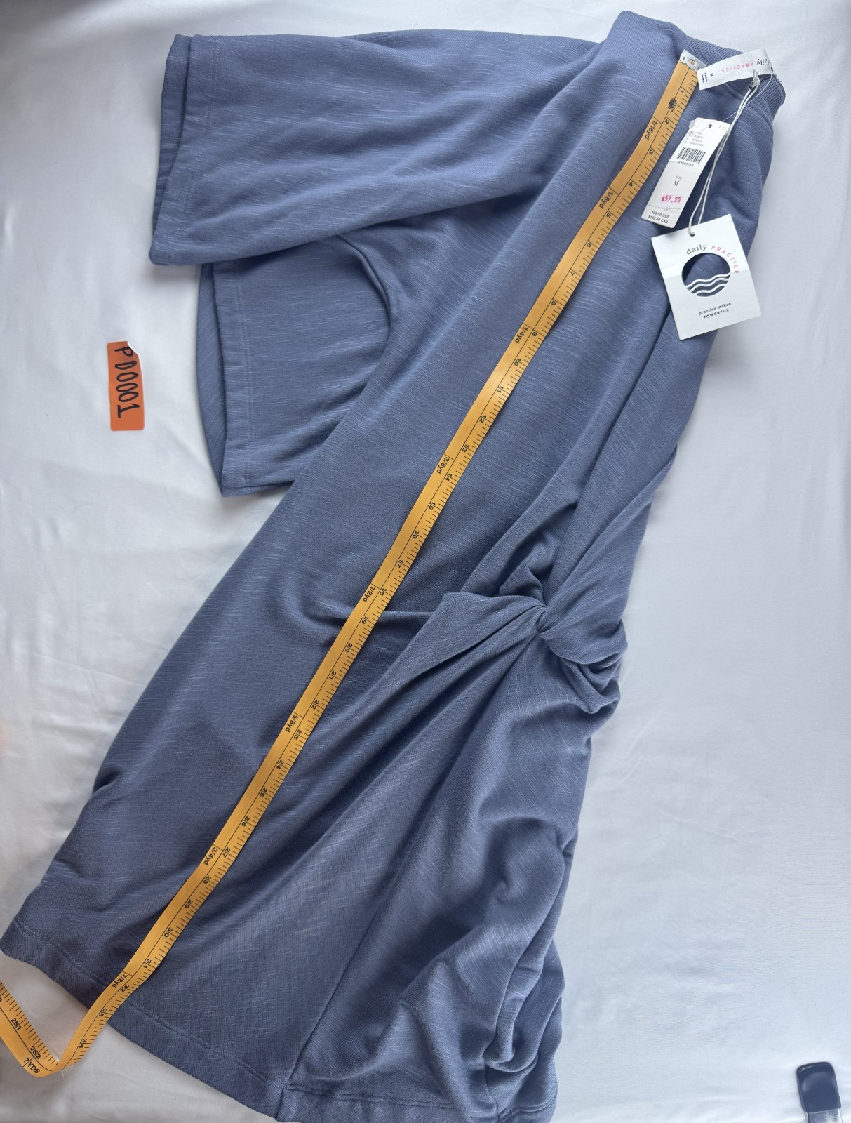 Anthropologie Daily Practice Blue midi dress Medium BRAND NEW with tags P00001