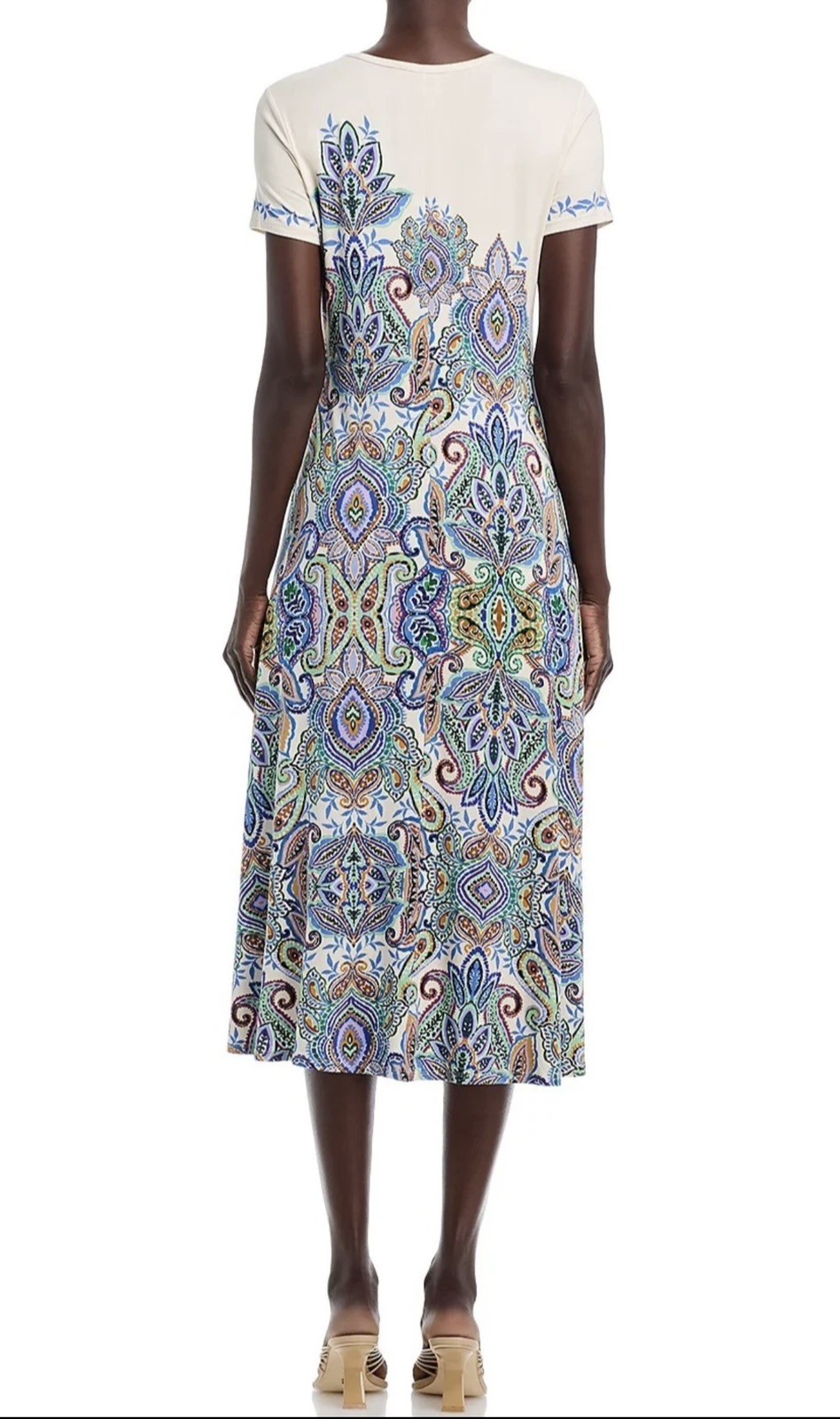 Johnny Was The Janie Favorite Cap Sleeve Paisley Midi Dress💖 MEDIUM *EUC*