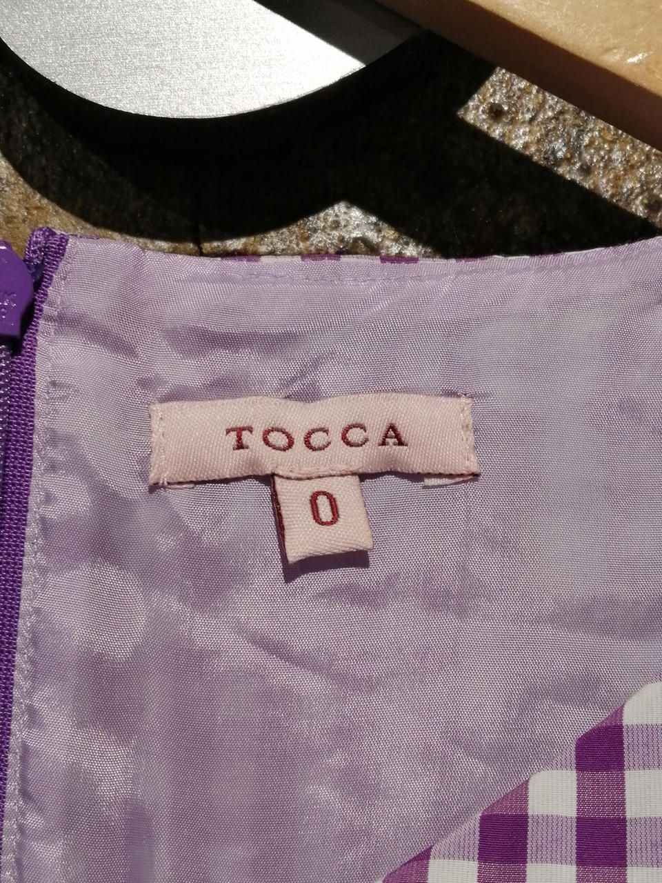 TOCCA check dress PUR Used
