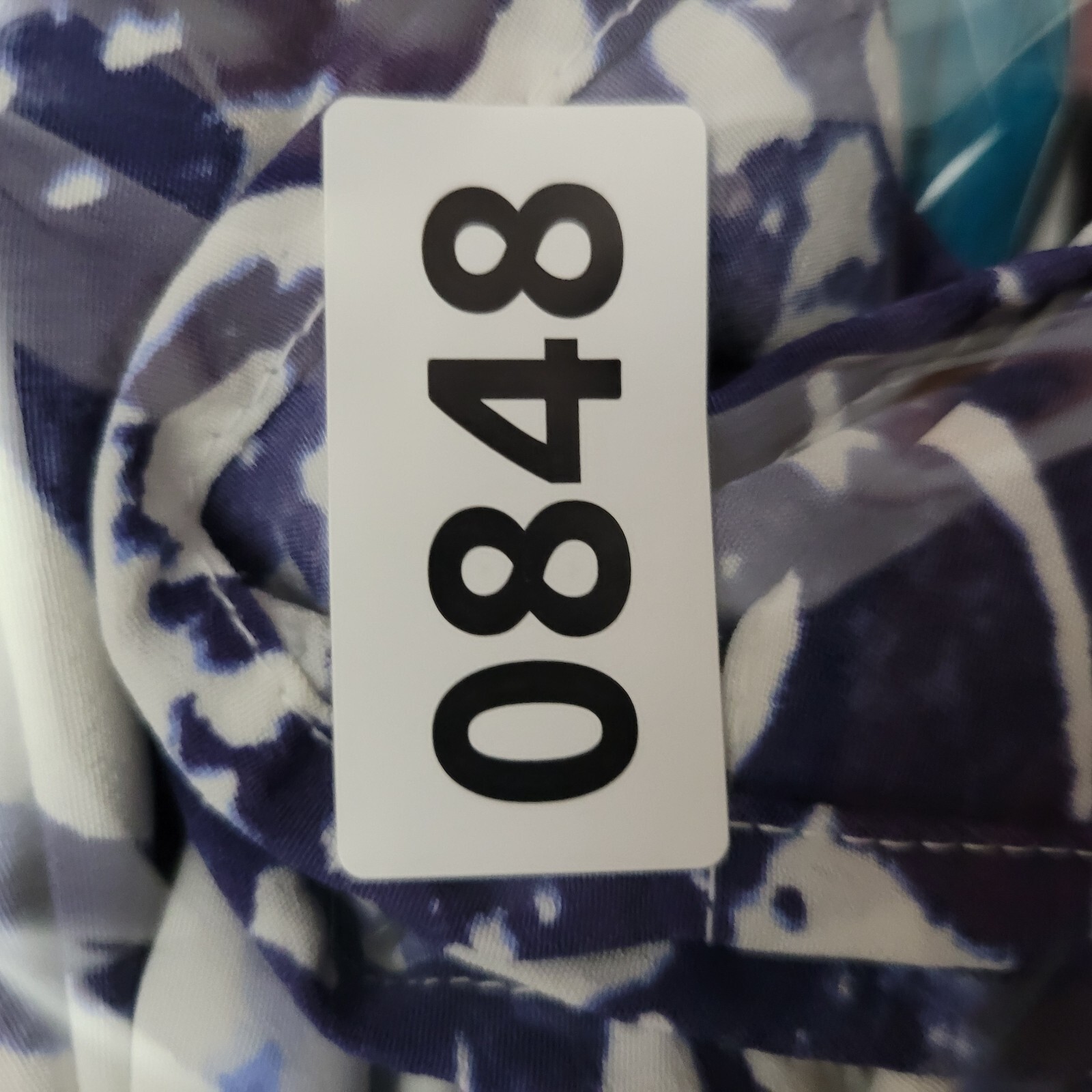 Peter Som Size 4 Shirt Dress Button front career Tie-dye belted Ruffle Hem Blue
