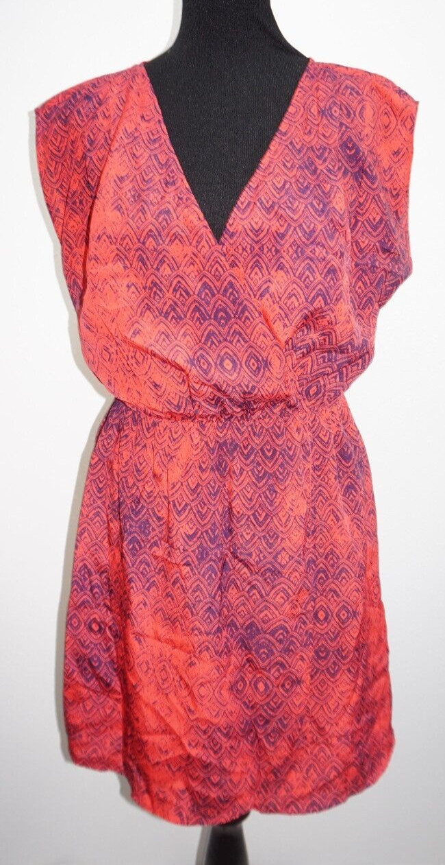 Petticoat Alley Blouson Elastic Waist Dress Sz M Knee Length