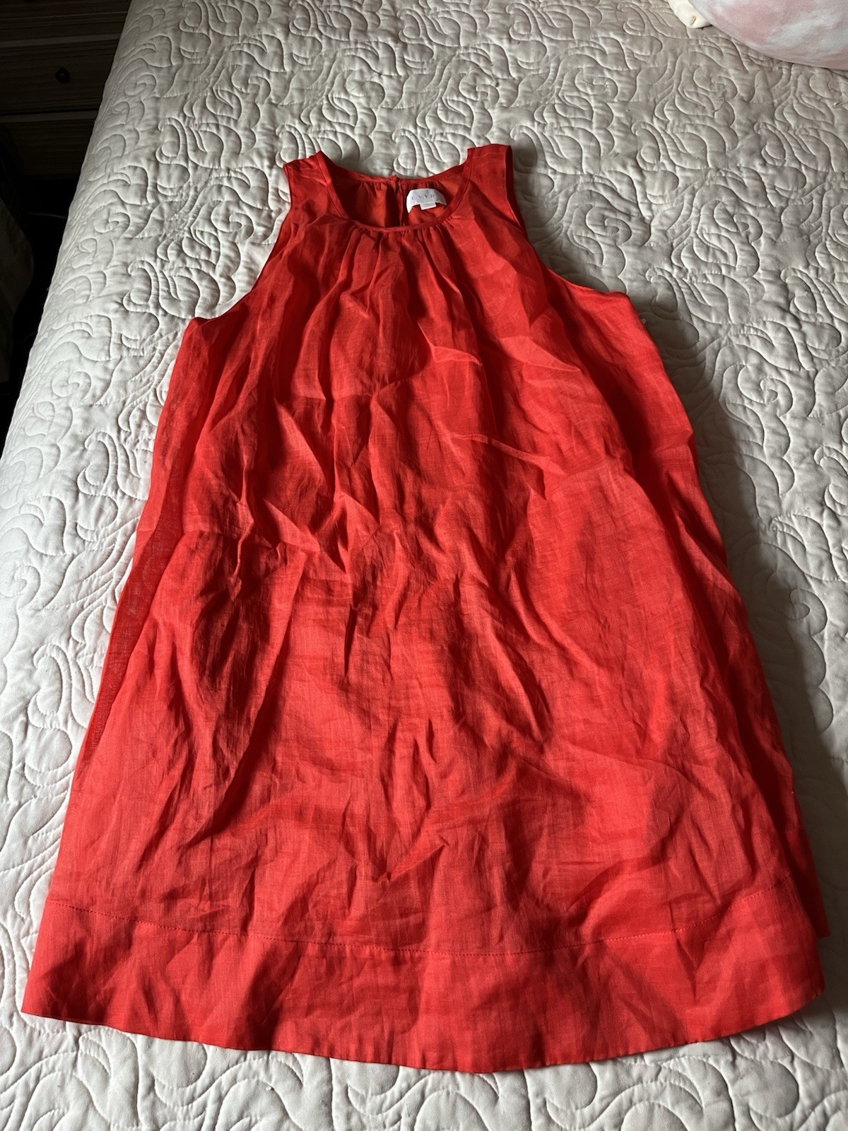 Every Women’s A-Line Mini Dress S Small 100% Ramie Lined Sleeveless