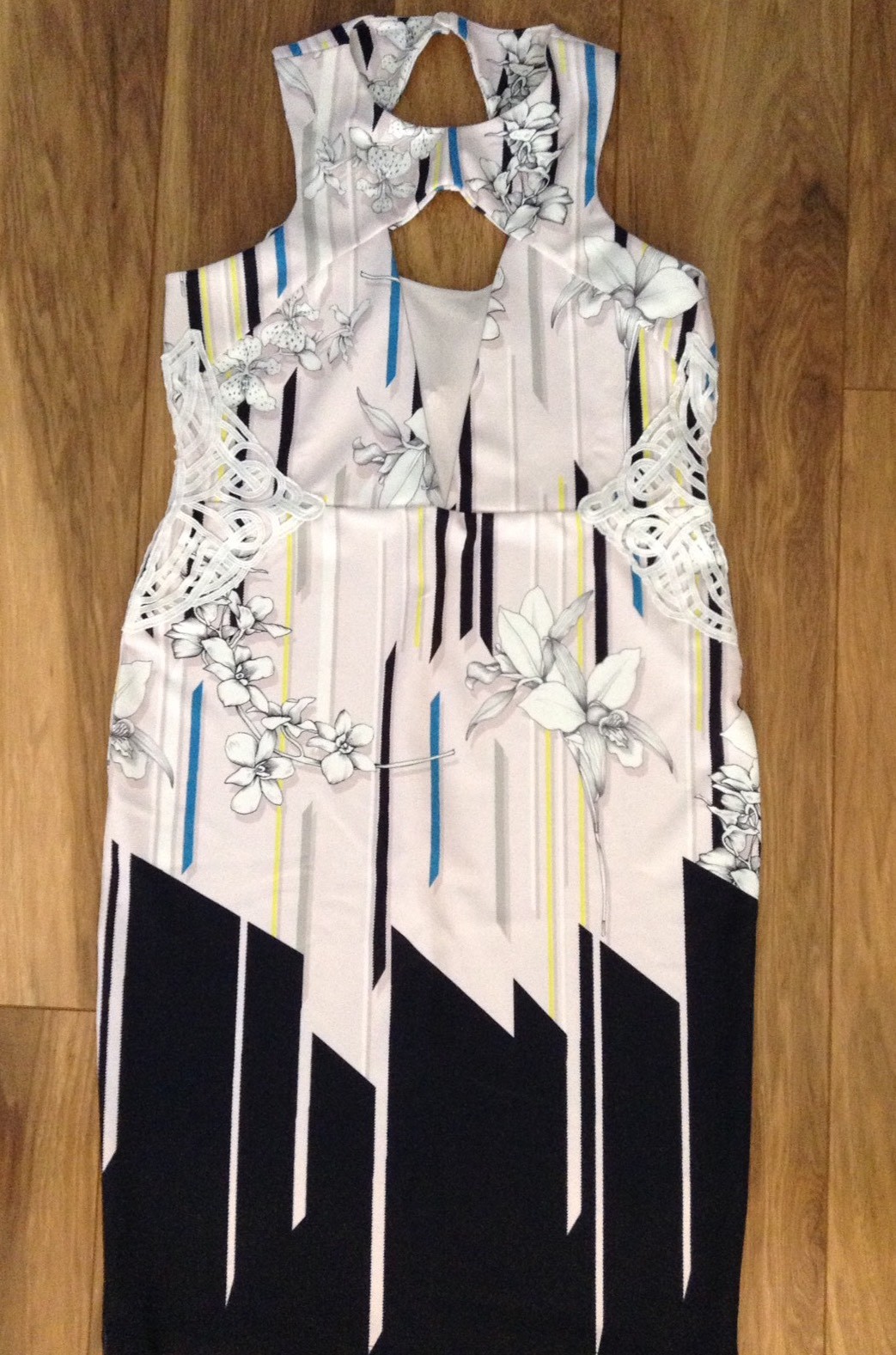 BNWT NEXT Size 14 Blush/Multi Floral Fitted Bodycon Dress