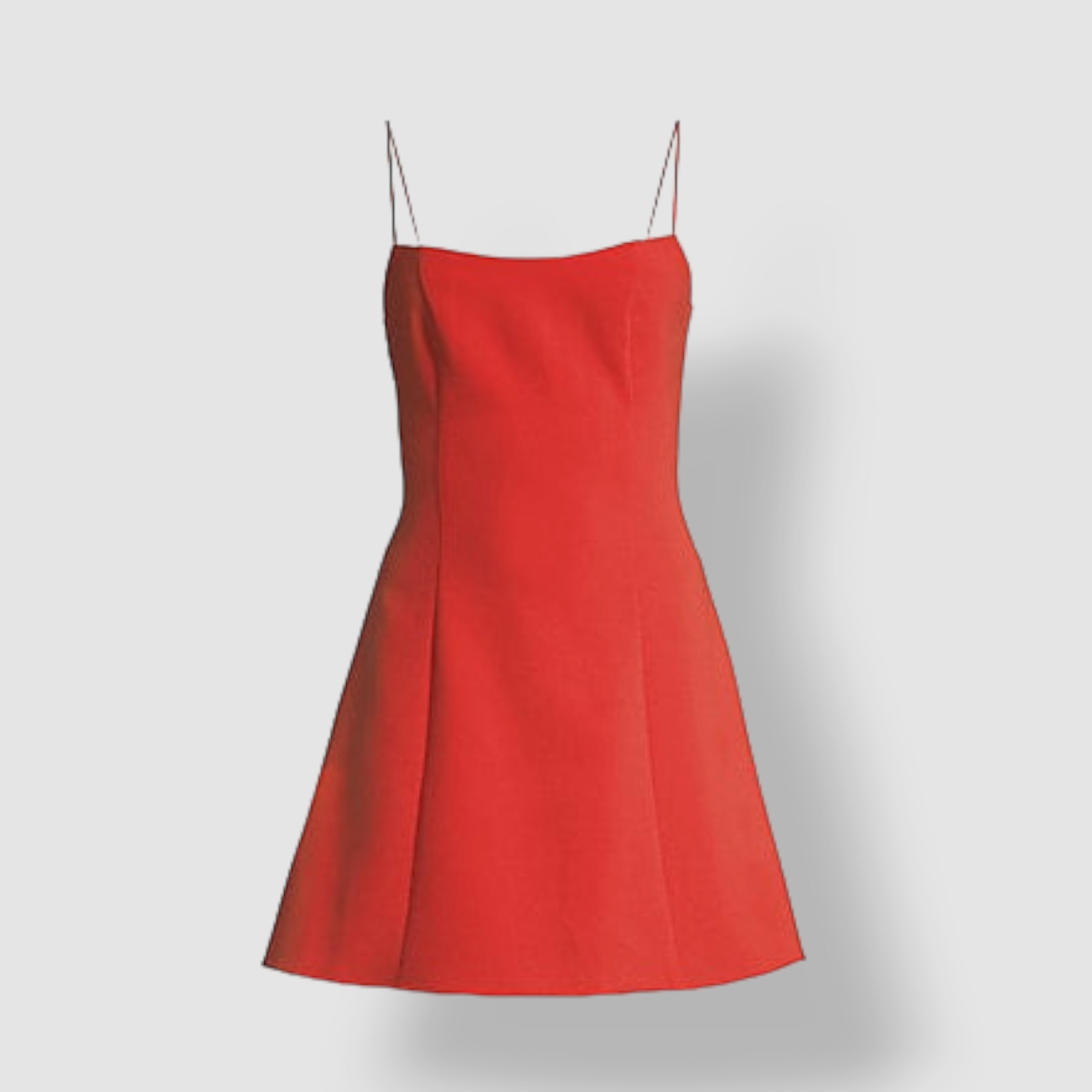 $178 Likely Women’s Red Sleeveless Square Neck Mini Dress Size 2