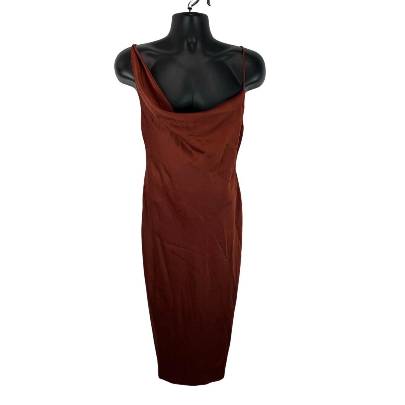 BHLDN August Satin Charmeuse Midi Dress Size US 10 NEW