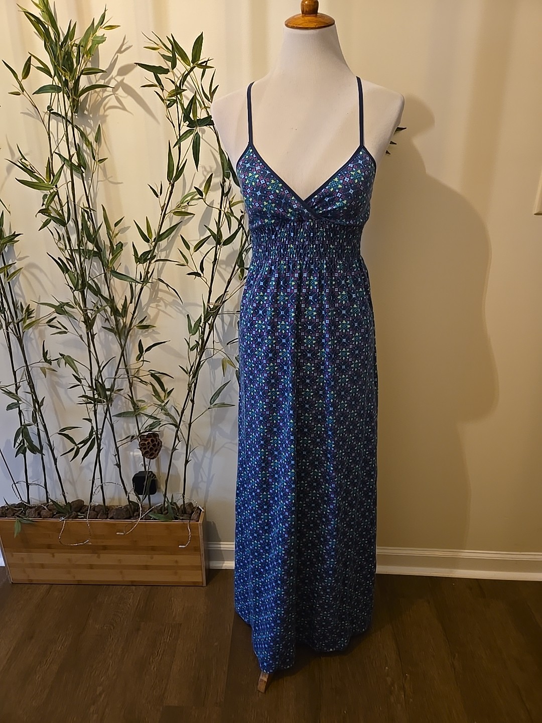Energie Multicolored Cotton Maxi Sun Dress, M