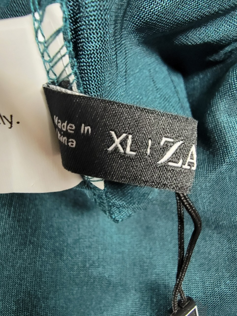 NEW~ZAFUL~Satin Halter Cowl Neck Backless A Line Mini Dress Size XL Teal GREEN