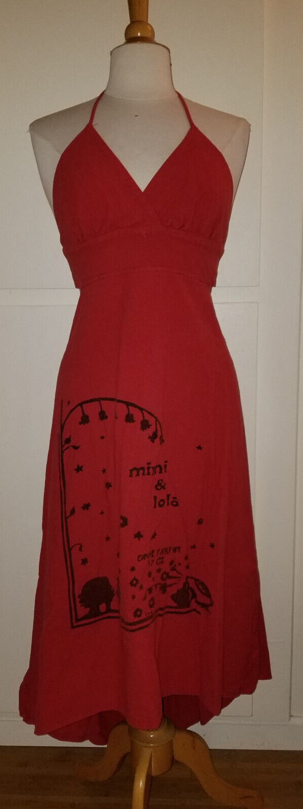 Candice Held Unique White Flour Sack Mimi & Lola Dress, XS