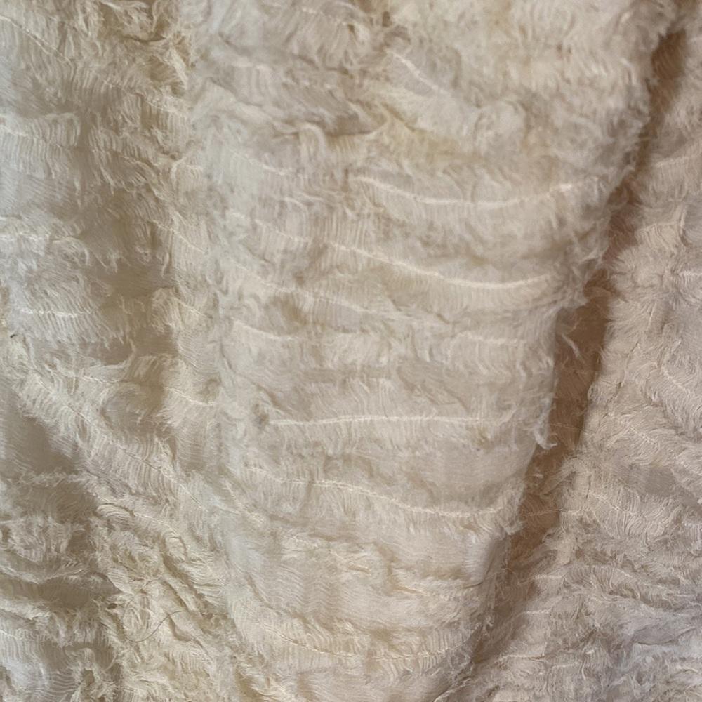 NWT Robert Rodriguez Knee Length Midi Dress Womens Tan Off White Bone Size 8