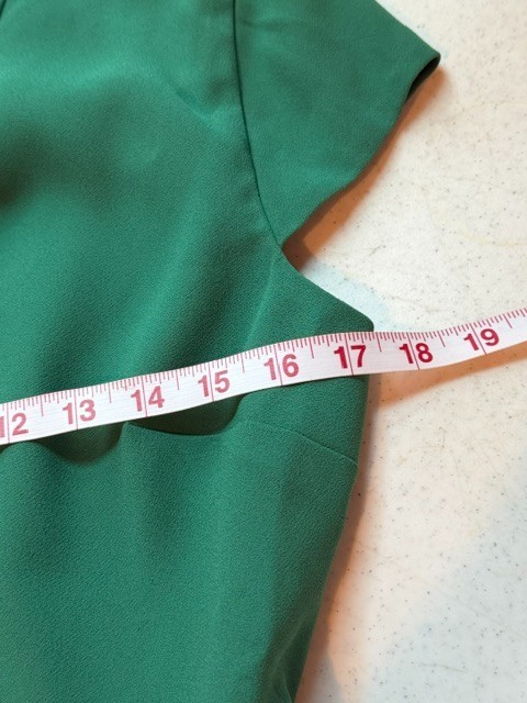 J.Crew A-Line Cap Sleeve Tie Neck Dress Women’s Size 8P Green Pleated Skirt NWT