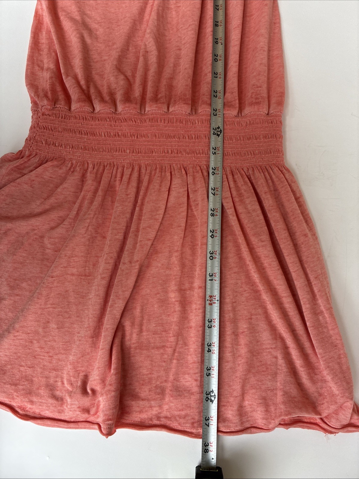 Athleta Captivate Dress Light Coral Sunset Size PS Petite Small NWT Knit Burnout