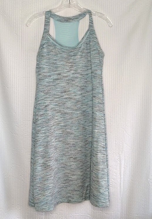 MPG Women’s Medium Athletic Racerback Dress Blue Built In Bra