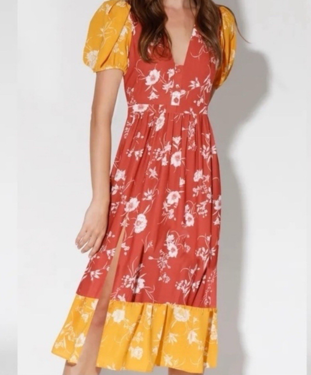NWOT Walter Baker Cara Dress in Carnation Mix Size Small S