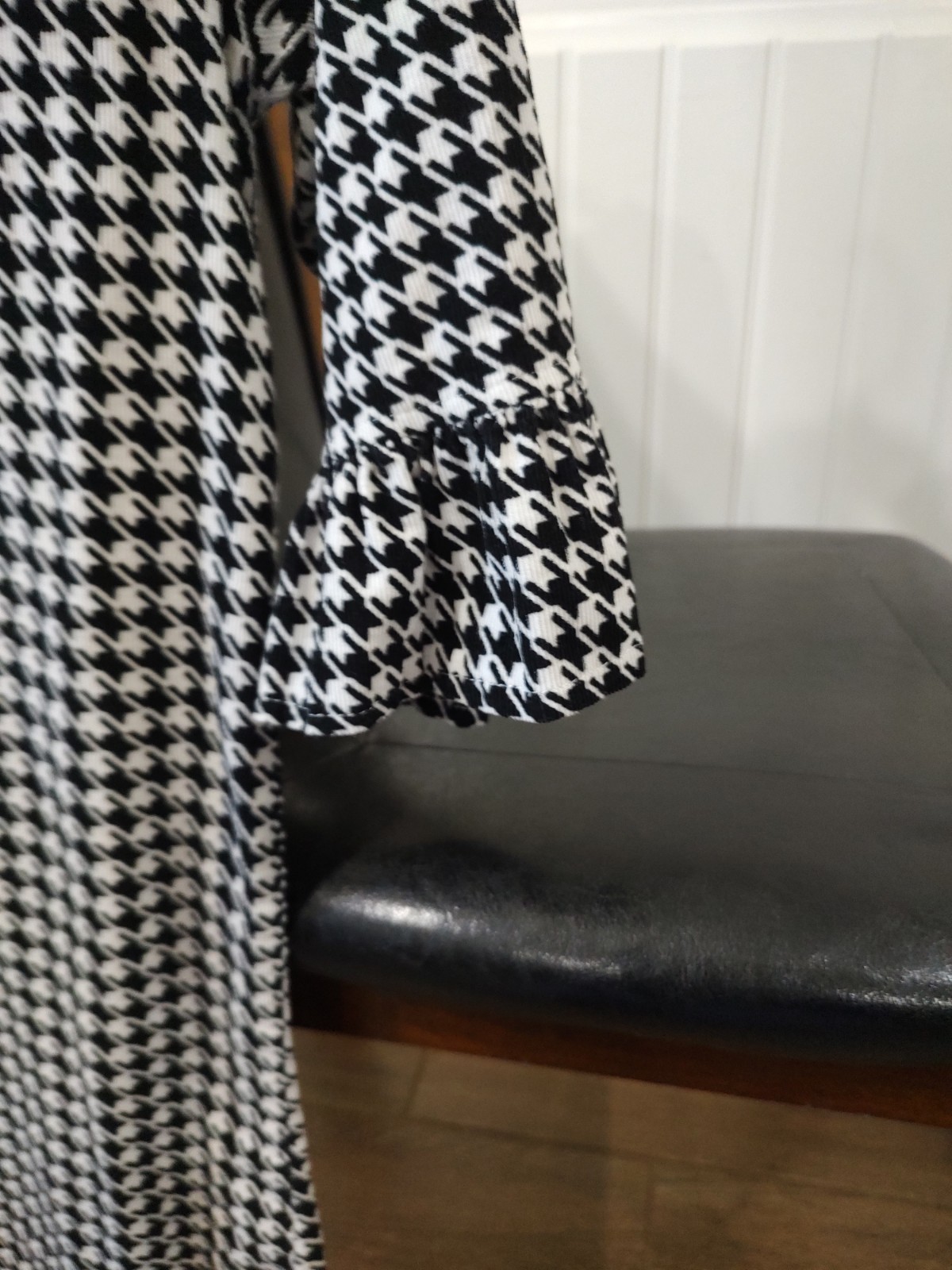 Lolly Wolly Doodle Size XSmall Houndstooth Dress Ruffle Sleeve U of Alabama