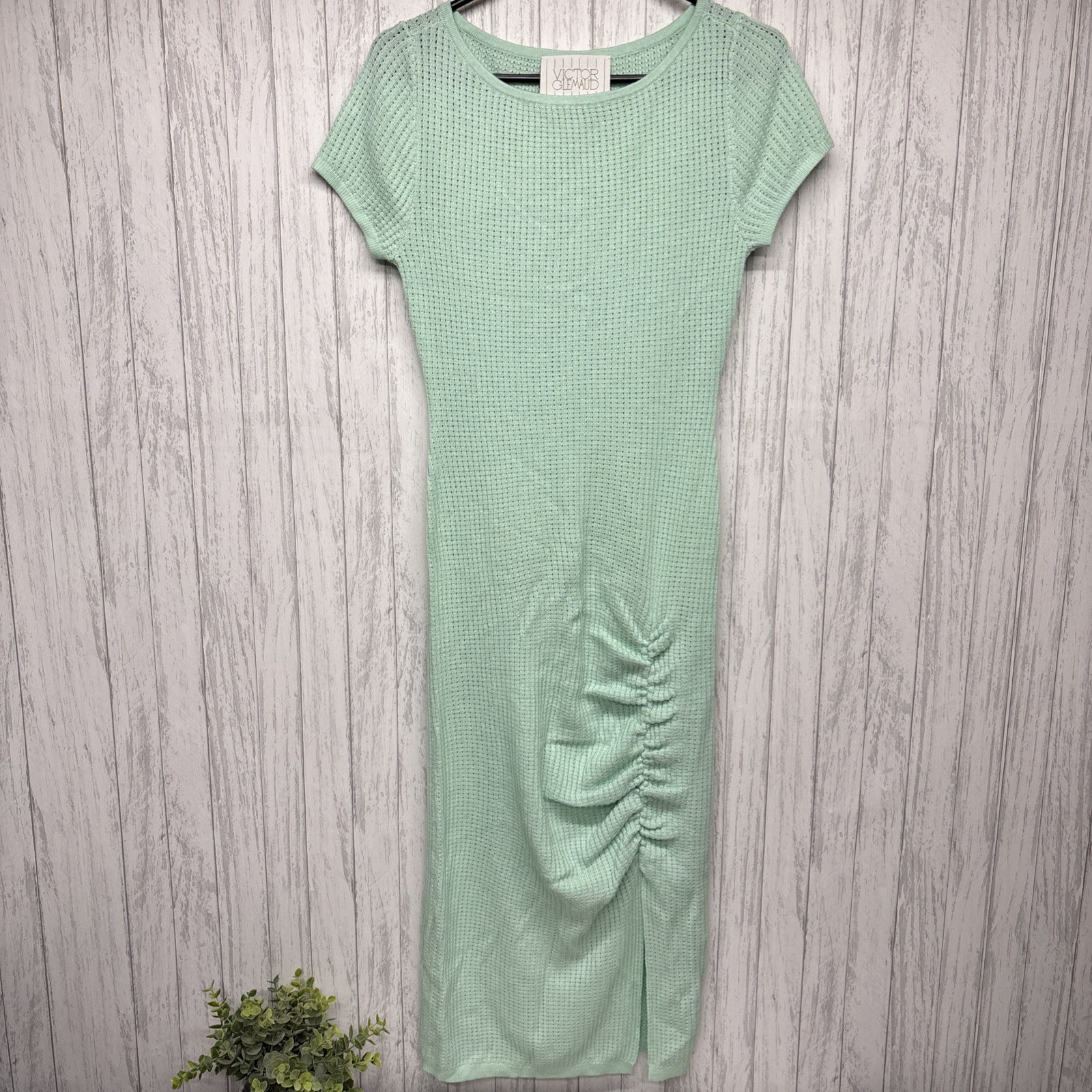 Womens Size M Victor Glemaud Silk Wool Cashmere Blend Sweater Dress EUC