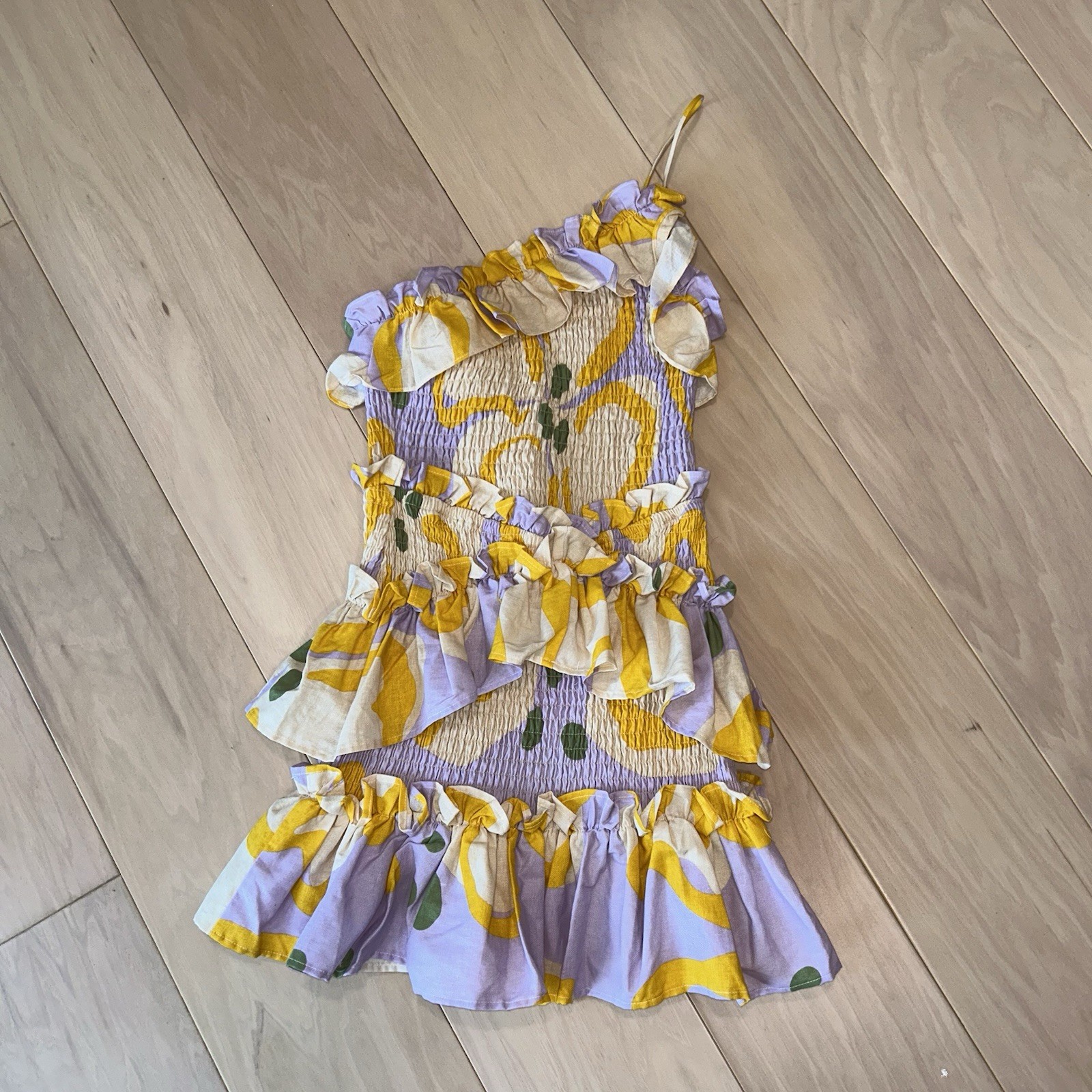Sabo Skirt Capiro Ruffle Mini Dress Women’s 6