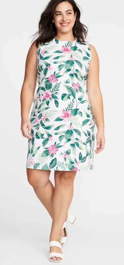 Old Navy Women’s Sleeveless Ponte Knit Sheath Dress, Size 4XL Plus NWT
