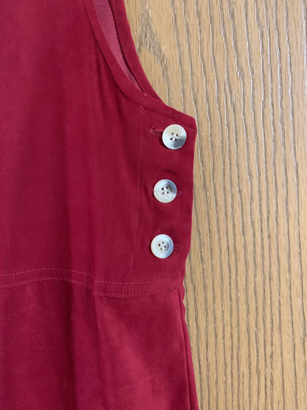 Jane Ashley Dress Size M Burgundy 90’s Style