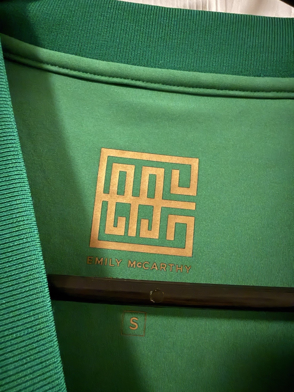 Emily McCarthy Sleeveless V-neck dress Kelly green Small