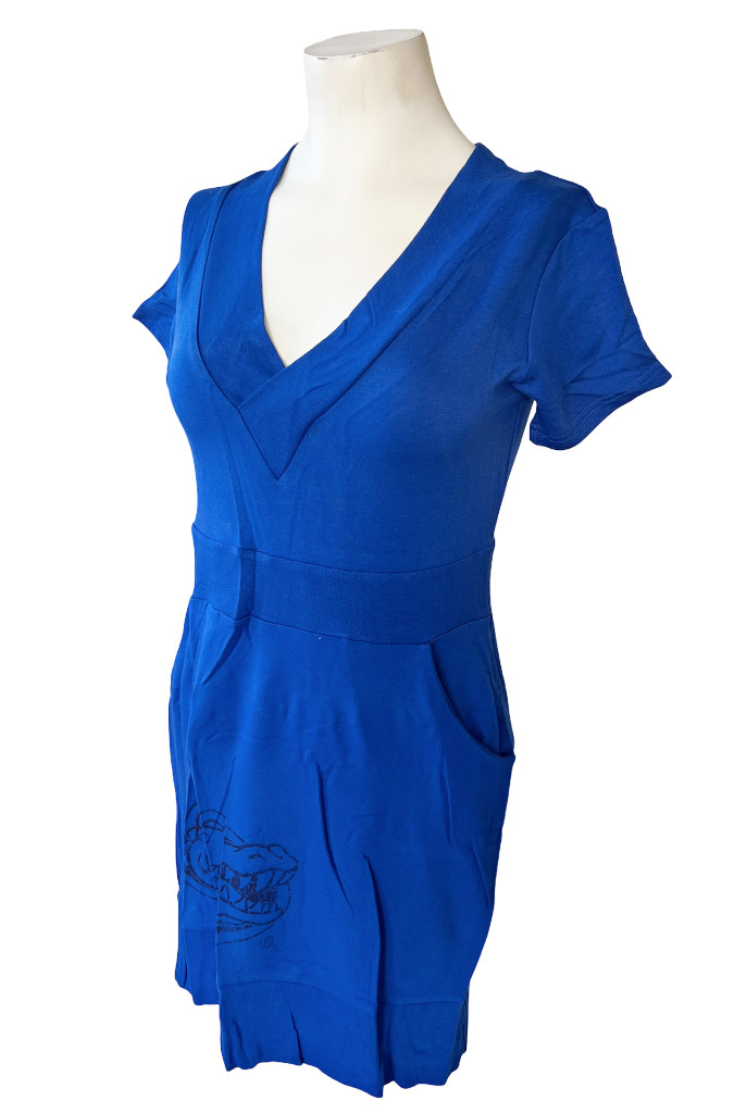 Emerson Street Clothing Women’s Florida Gators Blue Short Sleeve Dress Size XS