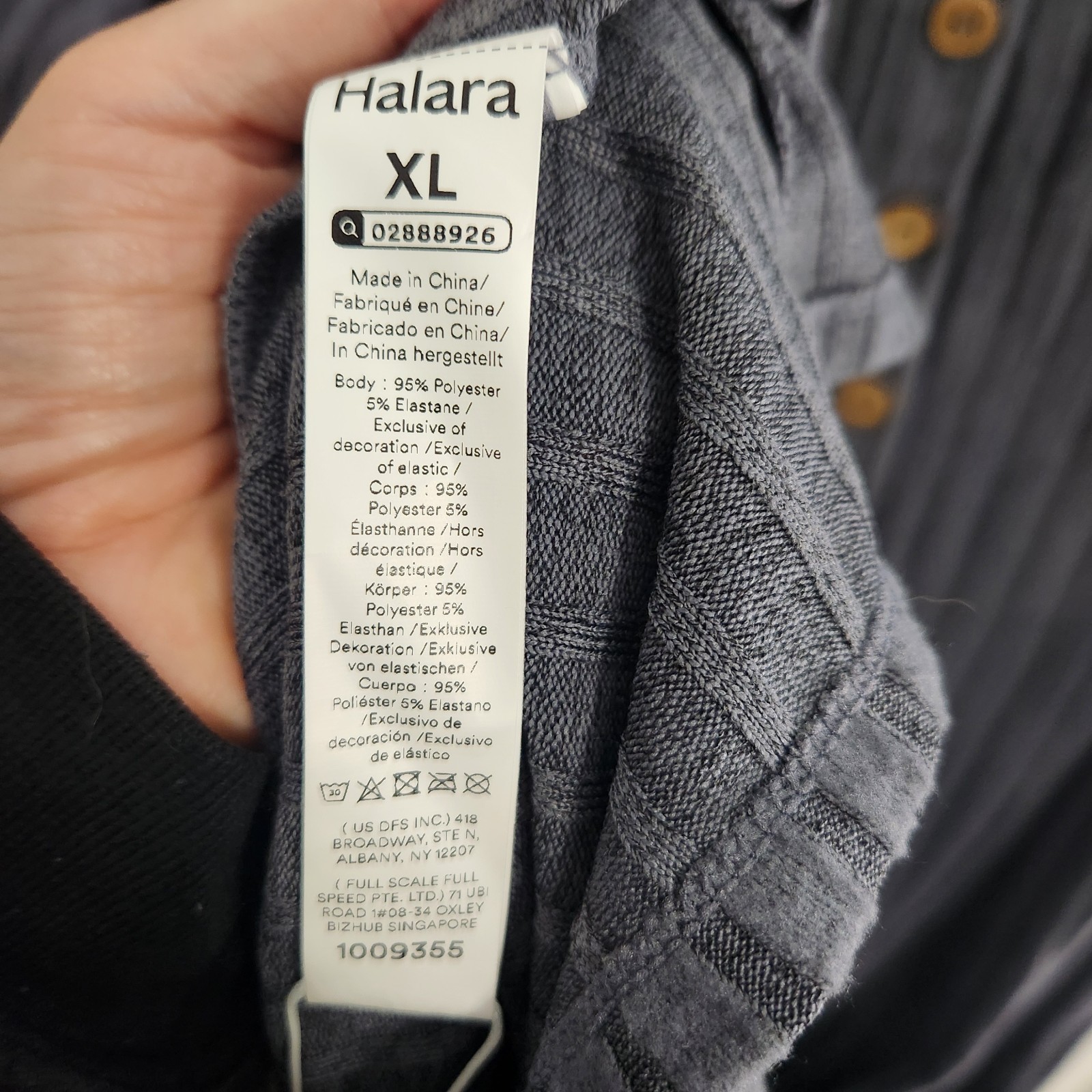 Nwt halara gray long sleeve ribbed henley maxi sweater dress size XL