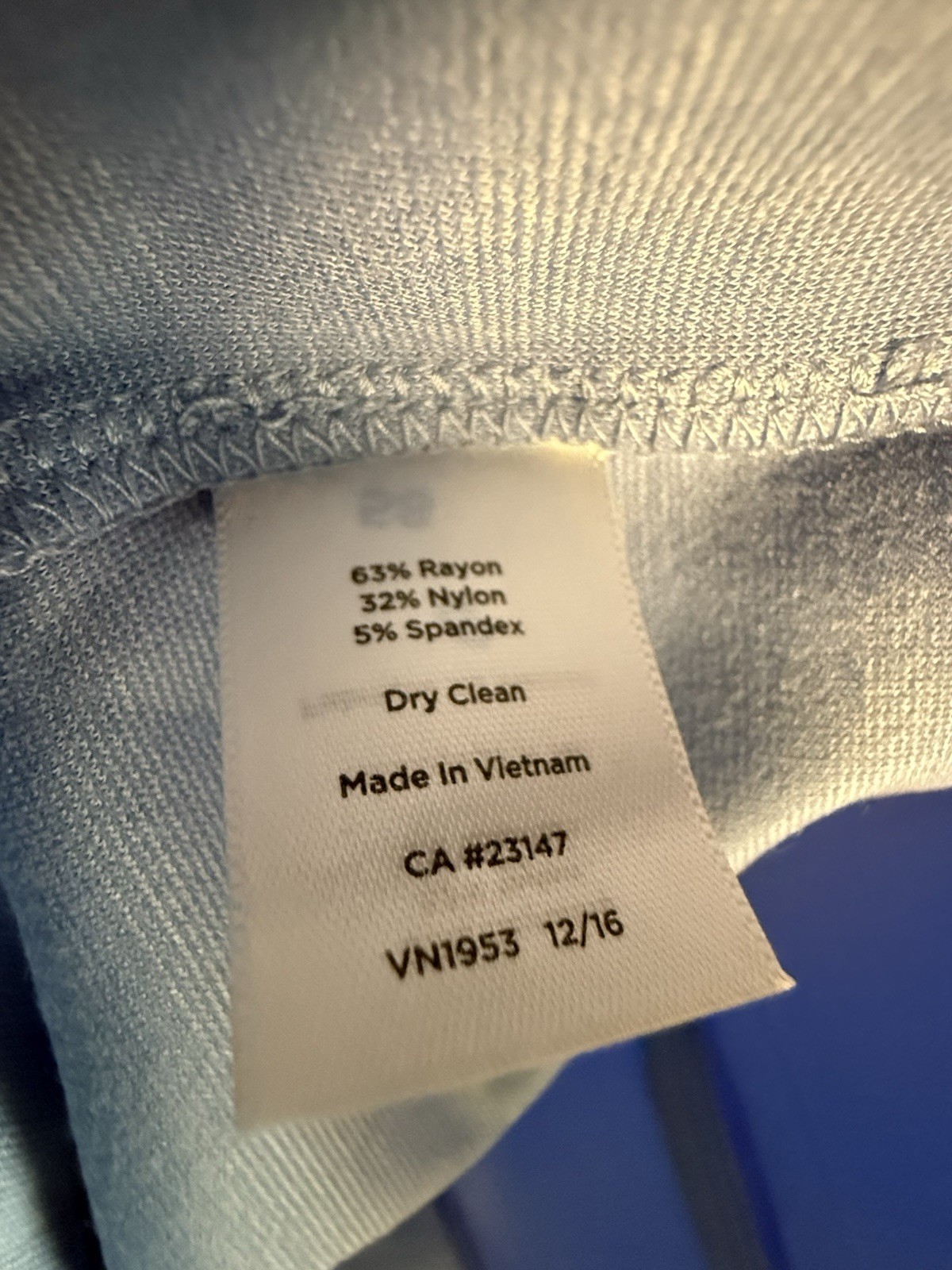 Talbots Periwinkle Light Blue Keyhole Neck Cutout Sheath Ponte Dress NWOT 16