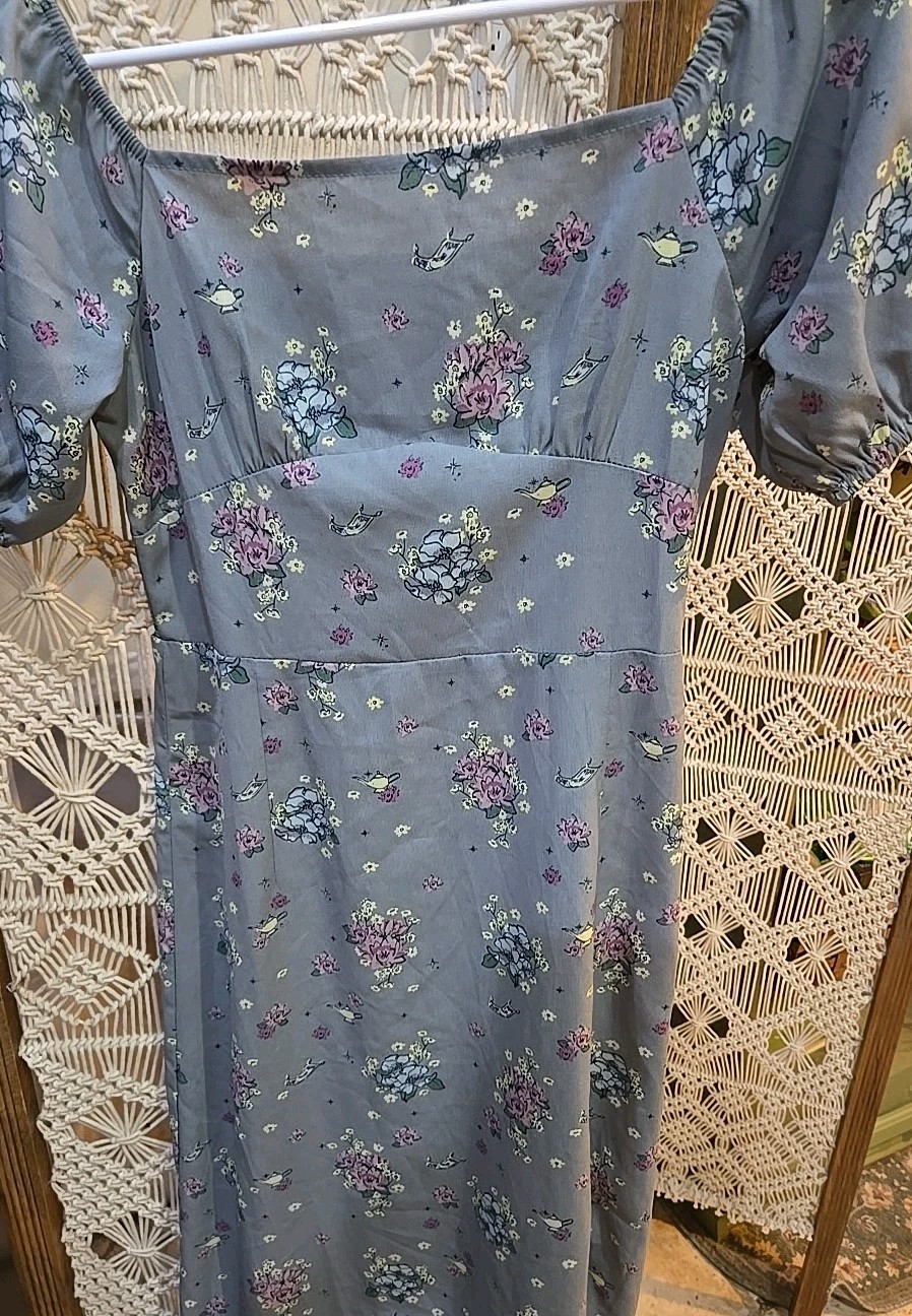 disney dress women xs Floral Aladdin