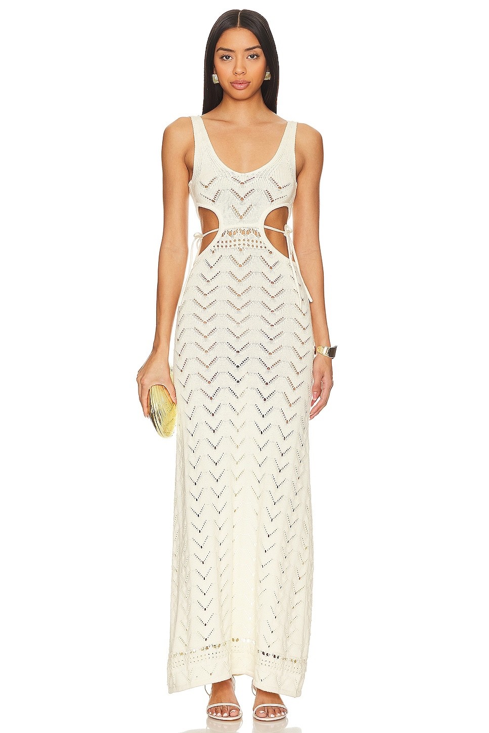 Tularosa Andros Knit Dress Ivory S