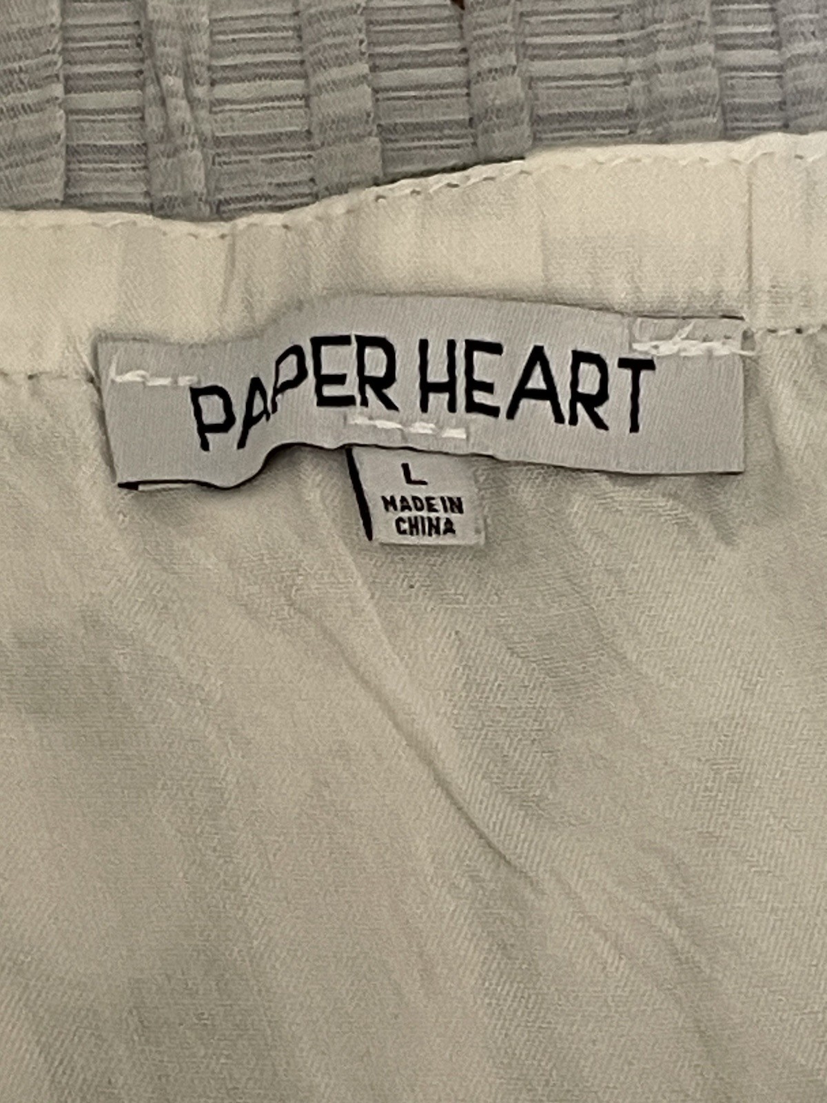 Paper Heart Strapless Linen Blend Maxi Dress Lg Green White Resort Vacation EUC