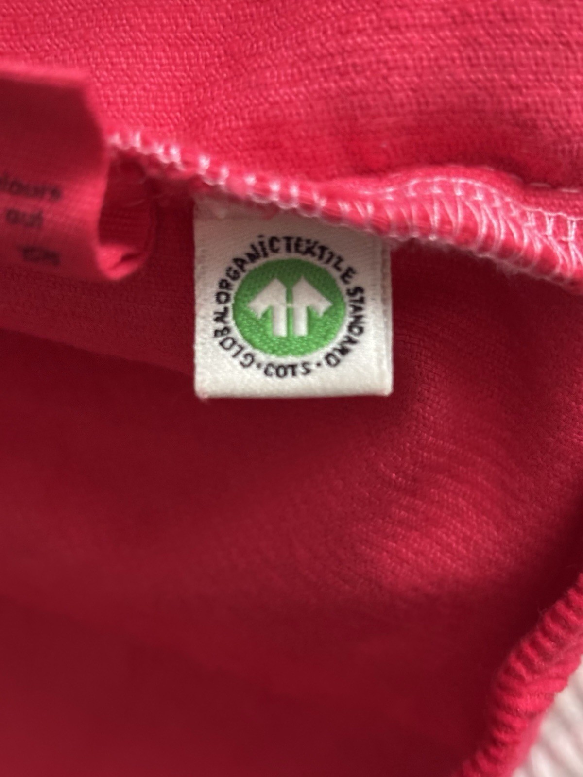 Lucy & Yak Red Corduroy Dungaree Pinafore Dress Organic Cotton Med