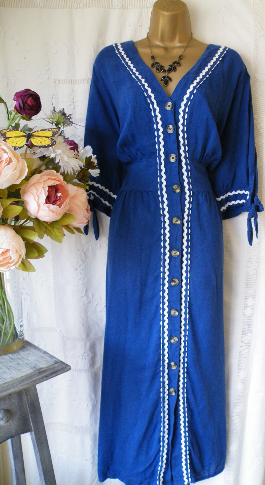 👗****MONSOON PRE OWNED “LITA BLUE” DRESS SIZE XXL***👗