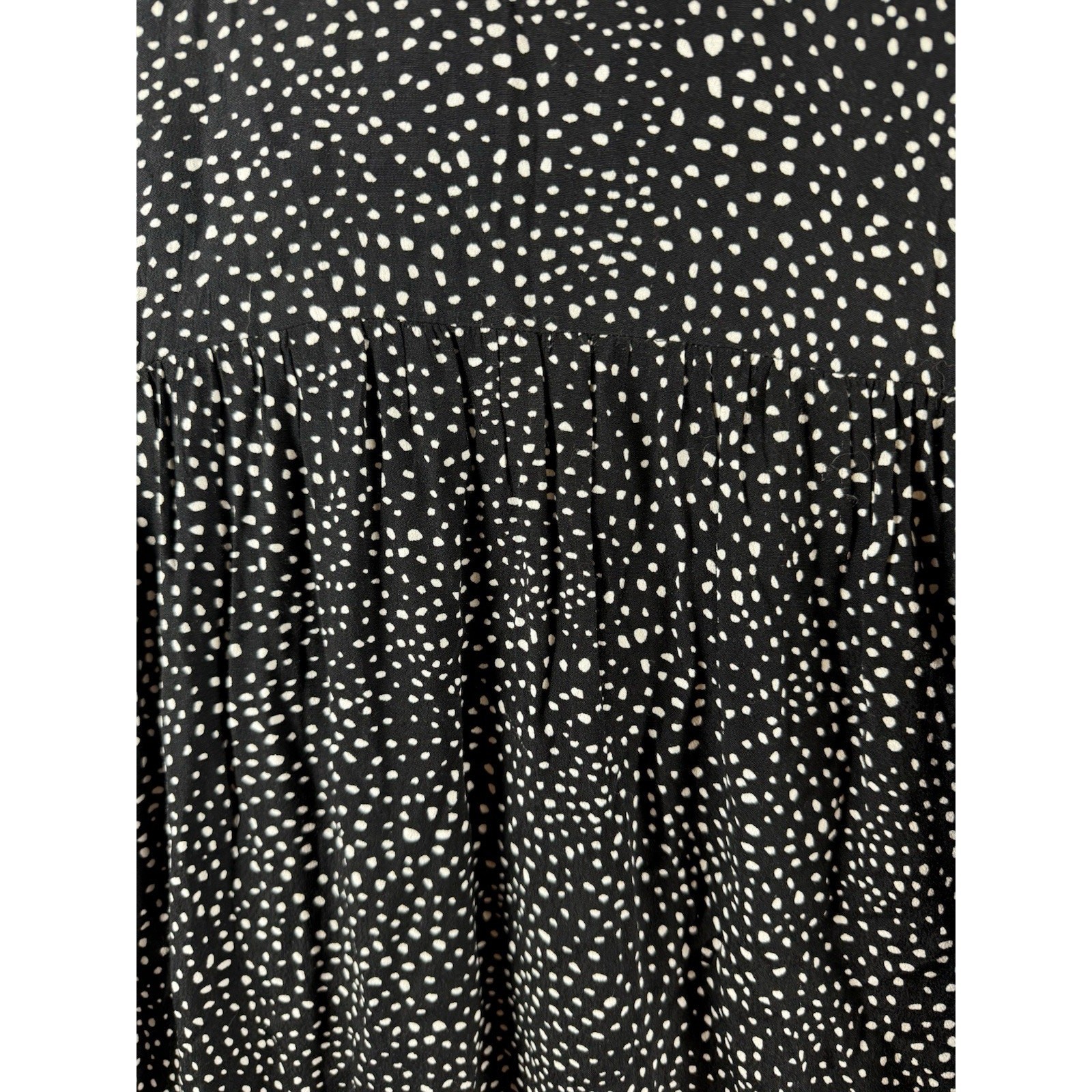 Aritzia Little Moon Heartstrings Tiered Midi Dress in Black Size Medium