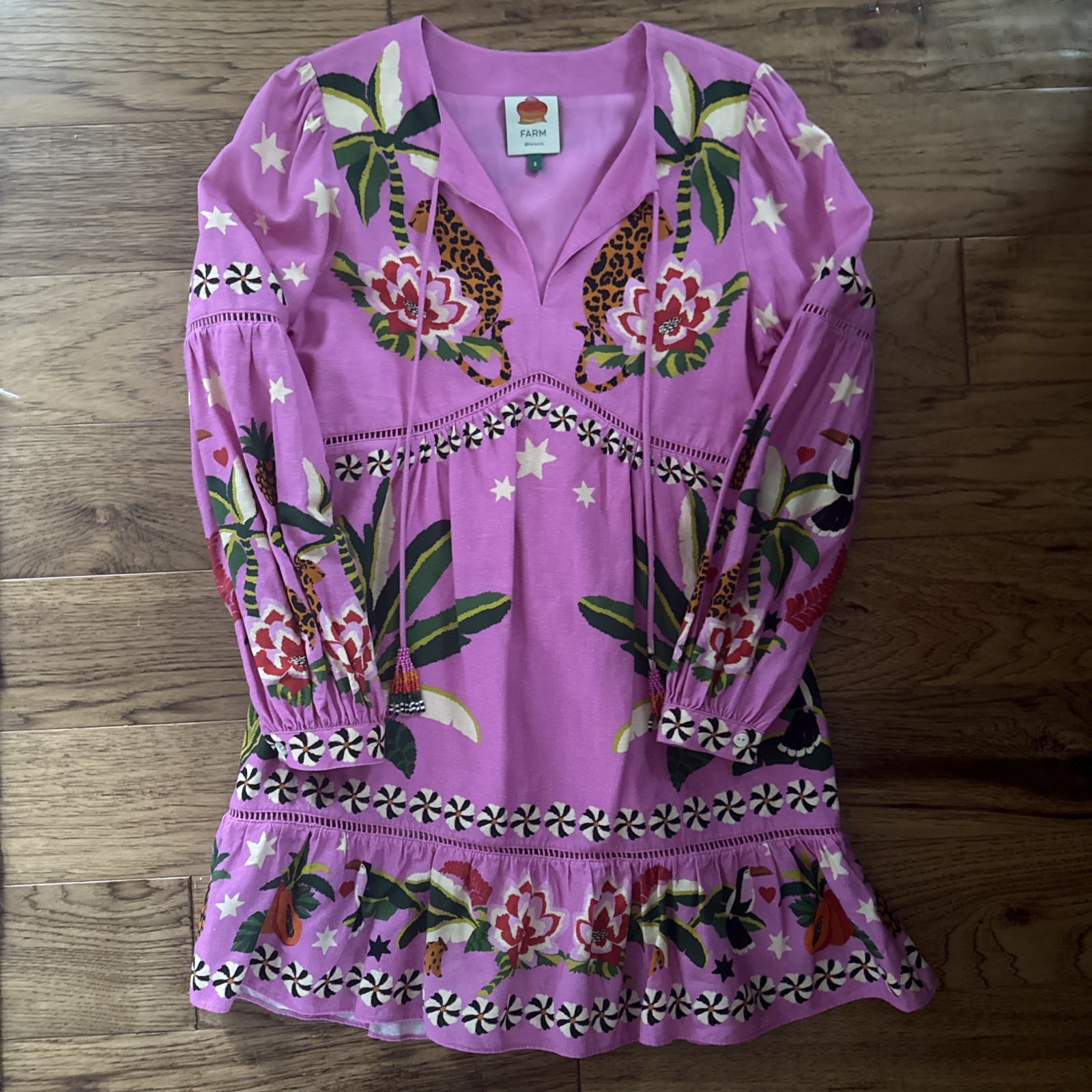 Small Farm Rio Leopard Forest Minidress