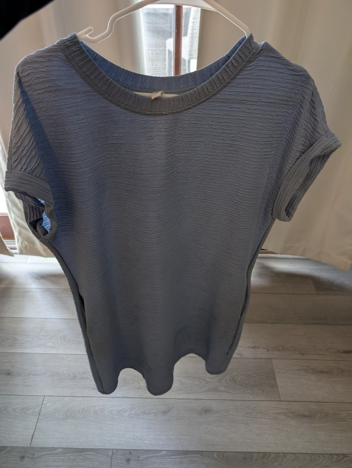 EVALESS Womens Fashion Short Sleeve Cute Spring Mini Dress Crewneck Casual Loose