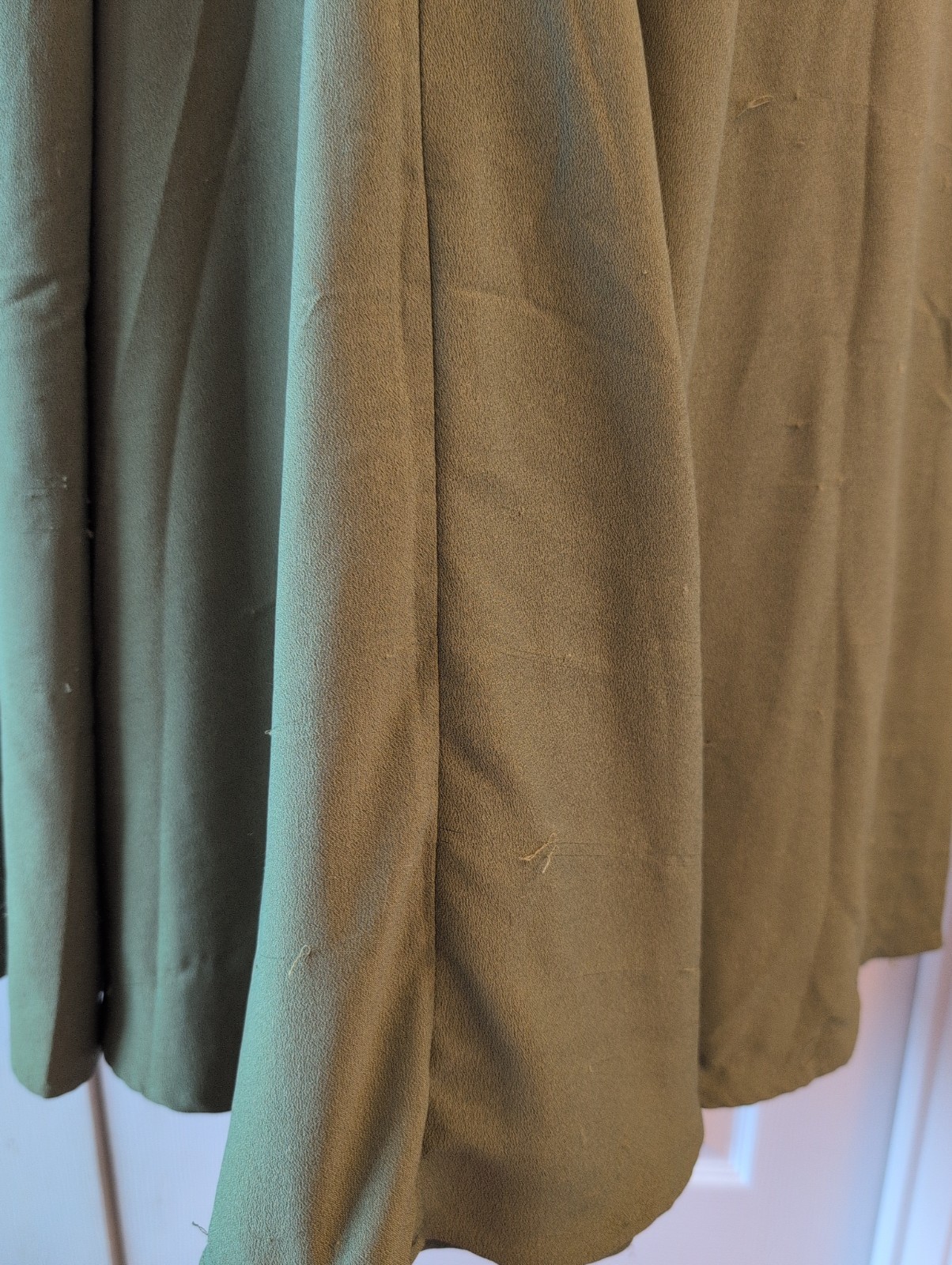 Unique Vintage Green Rose Swing Dress XXL Plus Size
