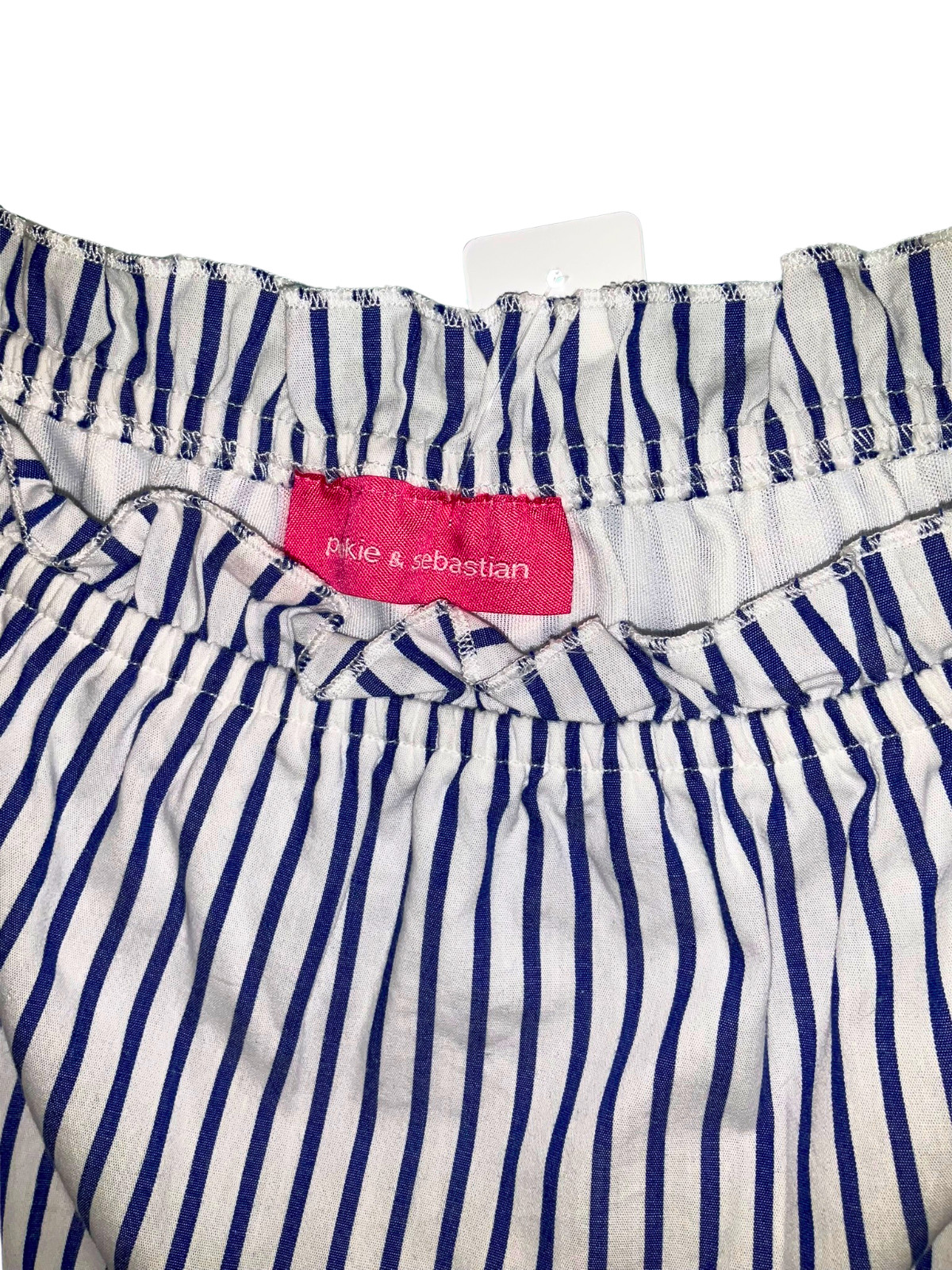 Pookie & Sebastian Flo Chandelier Striped Dress Size L NWT MSRP $88