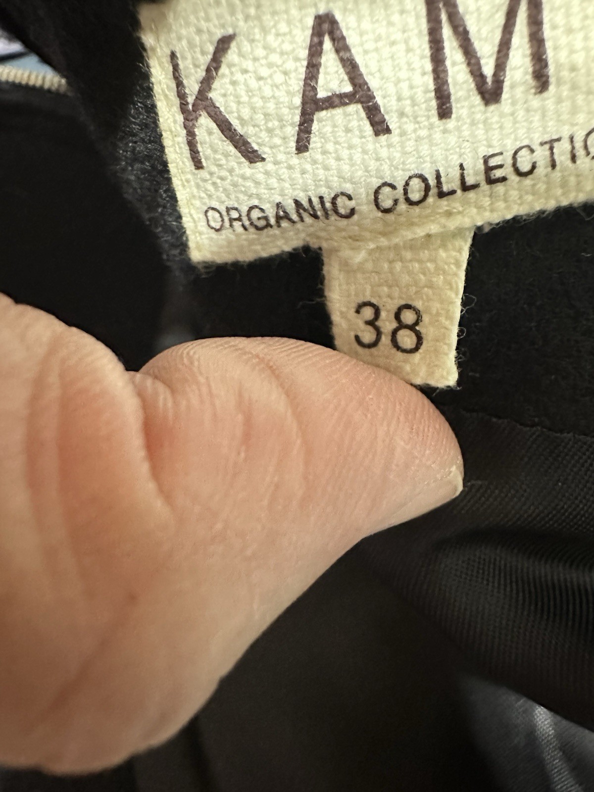 Limited Edition Kami Organic Collection Navy Architectural Avant Garde Dress S