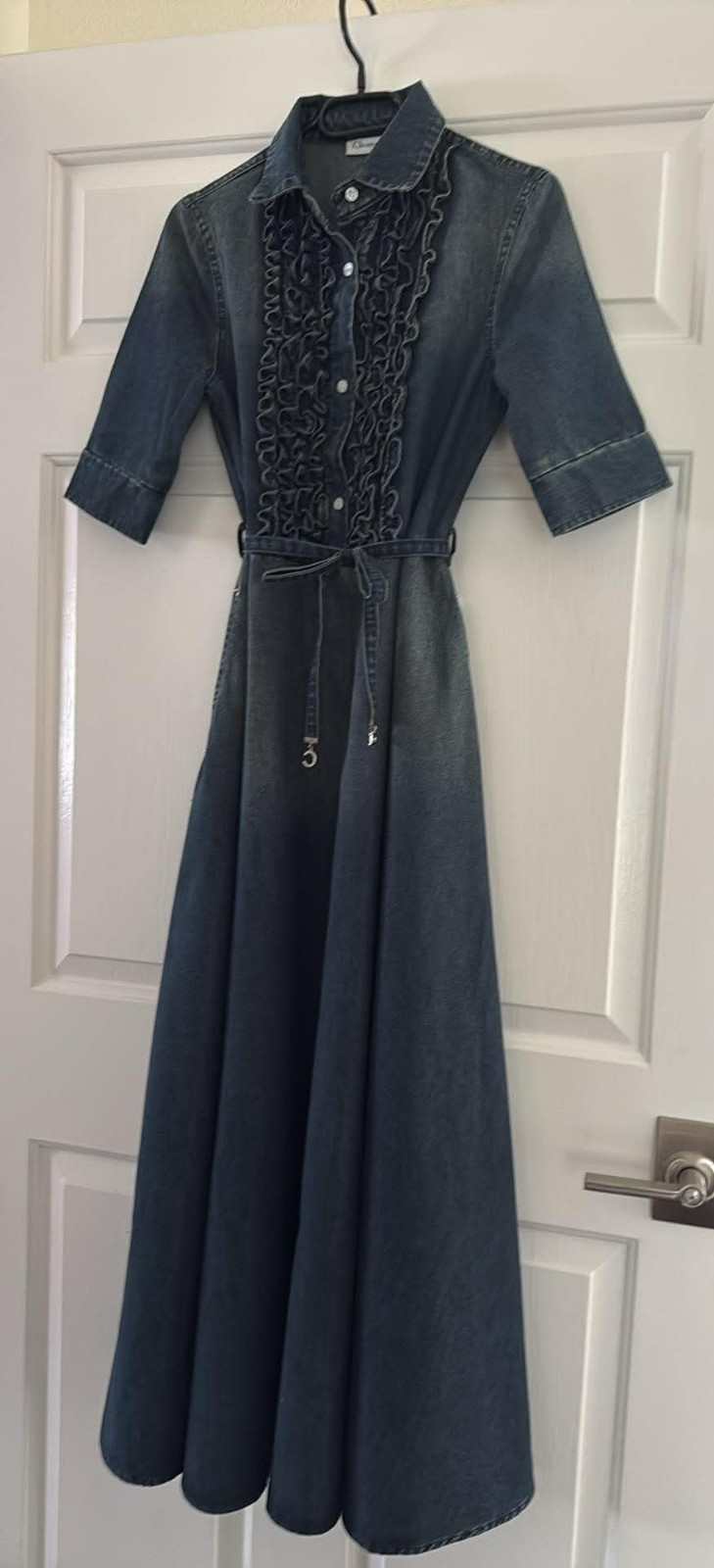 Dior Denim Dress Medium Size Pre-owned