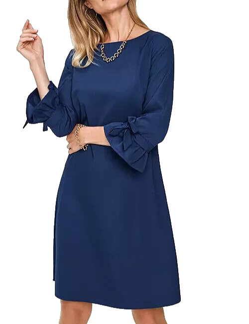 Bonprix Tie Cuff A-Line Dress Size 14 RRP £20