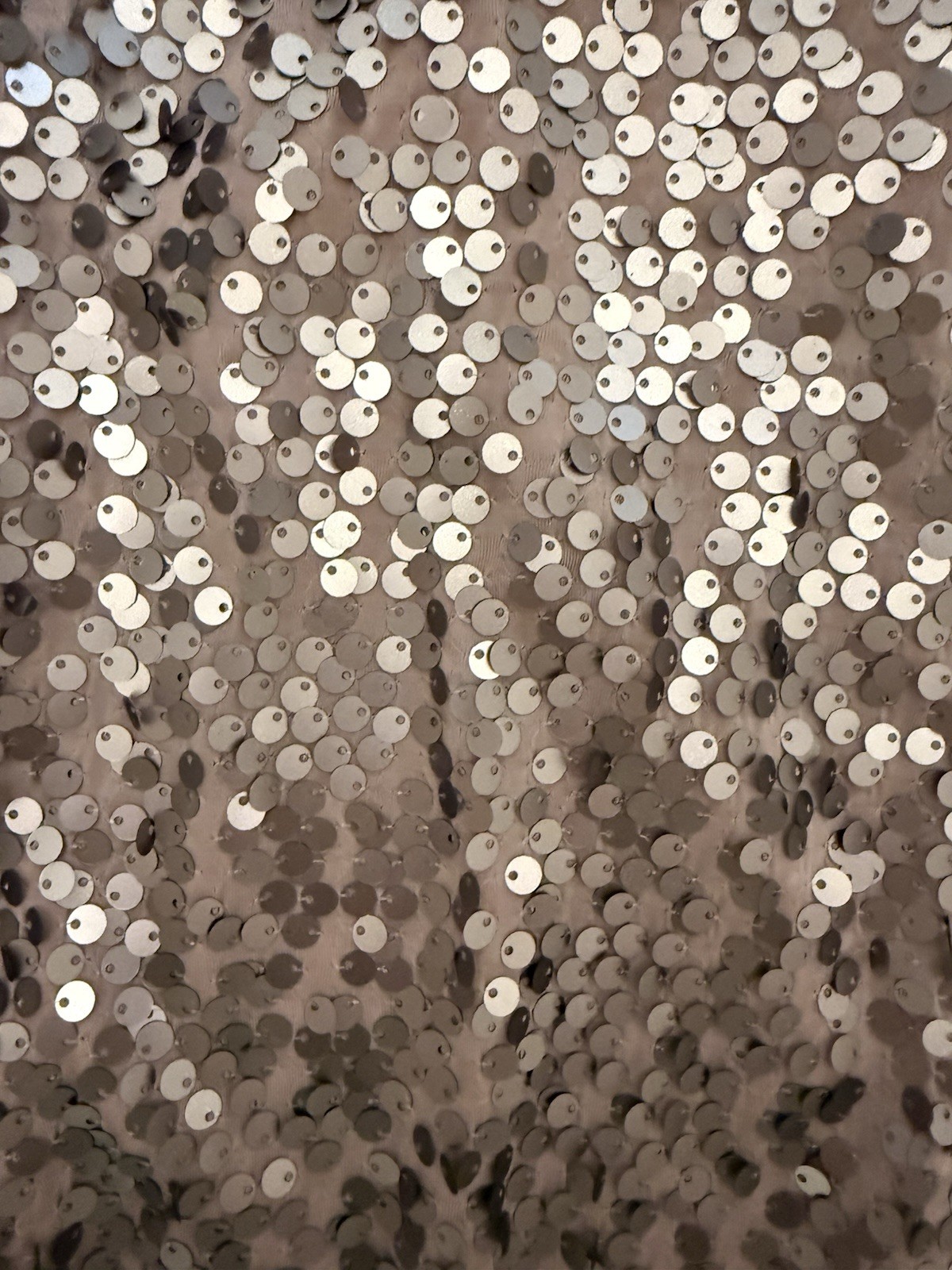 Symphony Mauve Sequin Mini Dress Small V-Neck Party Cocktail Glam