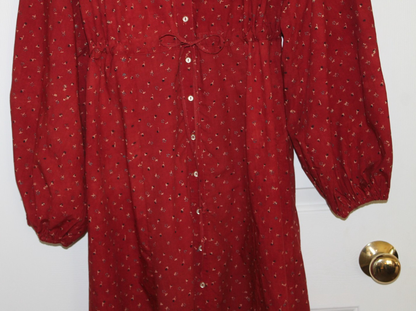 Christy Dawn Dress NWT Midi Peter Pan Collar XL Prairie Cottagecore Boho